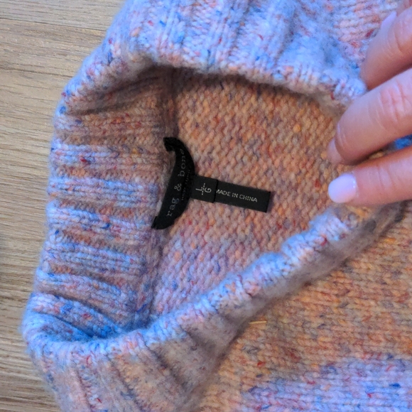 Rag & Bone Wool Sweater Sz Large - Picture 2 of 4